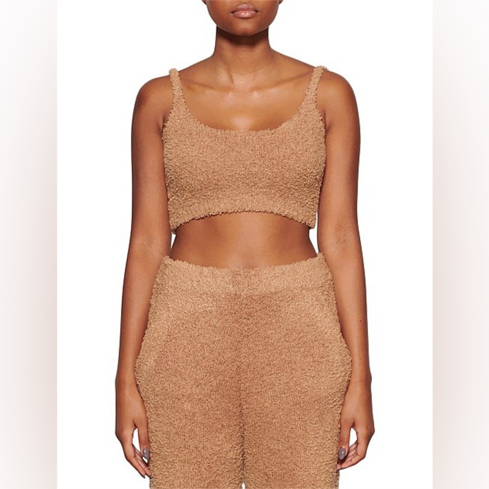 NWT Skims Cozy Knit Tank-Camel